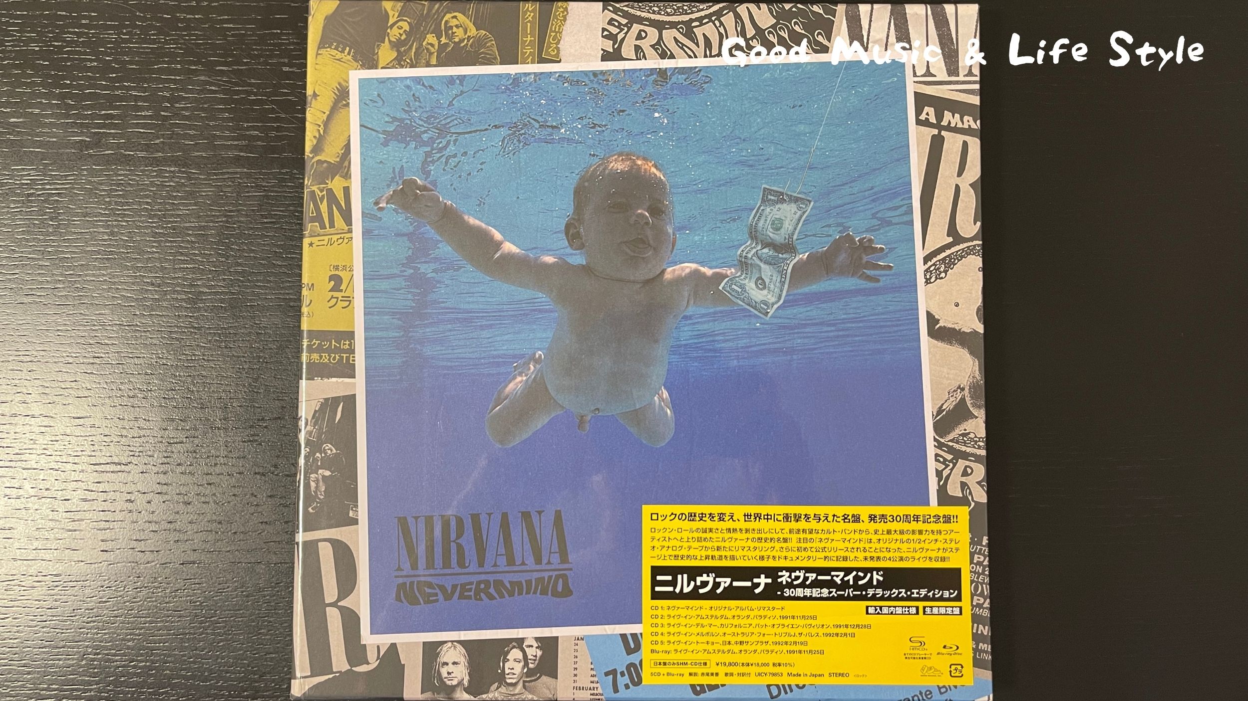 希少 Swimming Blue 30周年記念限定盤 特典アートプリント封入